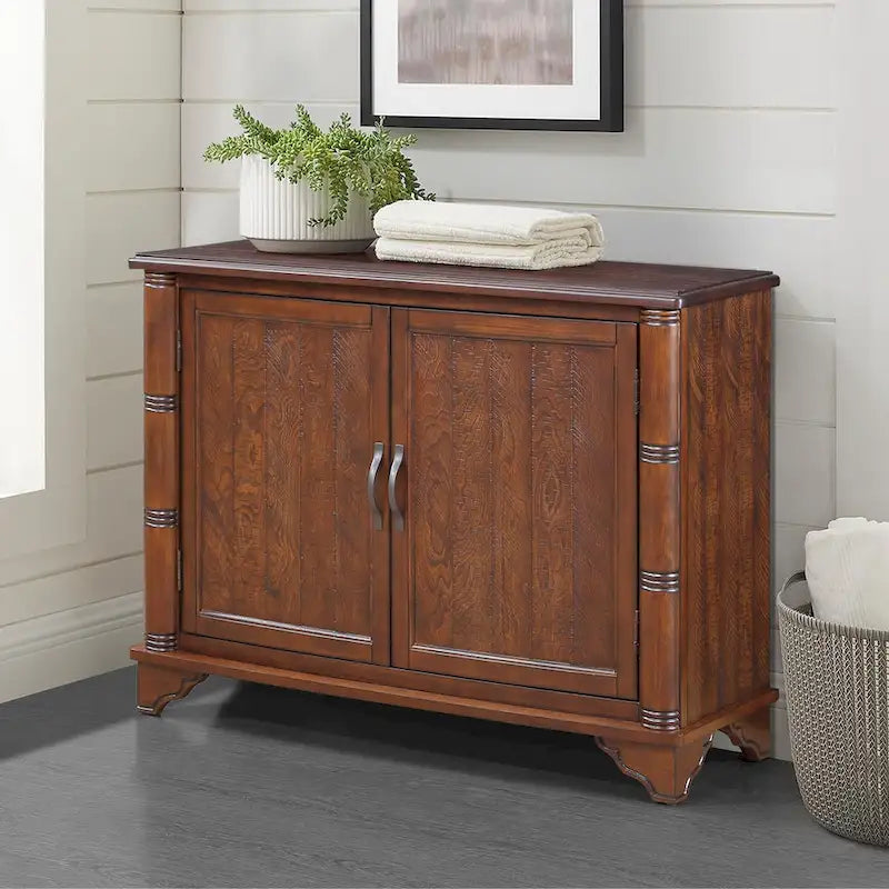 40Console Table with Storage Shelf,Retro Entryway Table with Adjustable Storage Shelf,Sofa Couch Table for Hallway