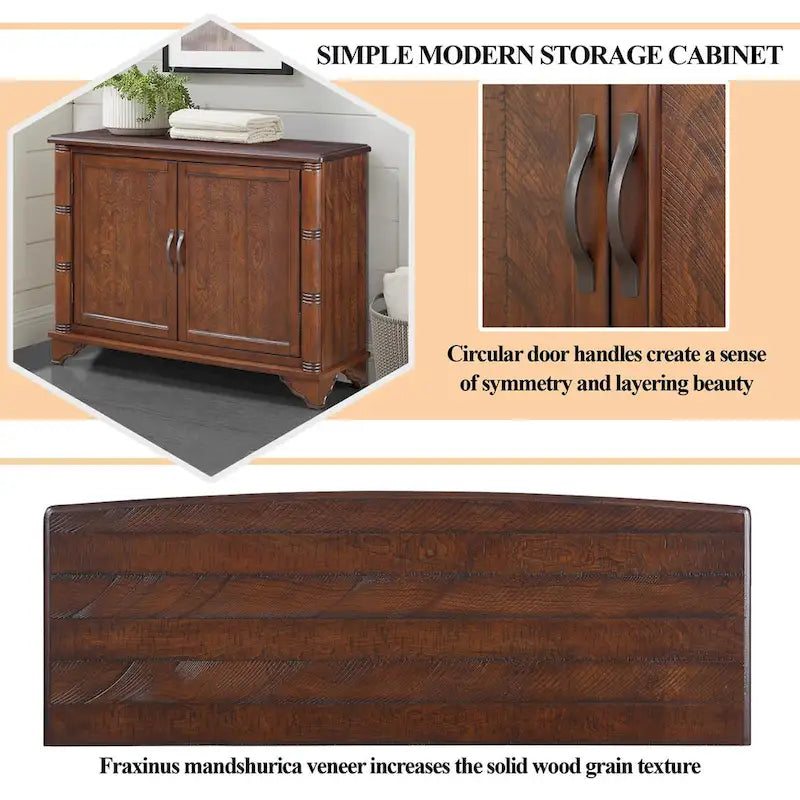 40Console Table with Storage Shelf,Retro Entryway Table with Adjustable Storage Shelf,Sofa Couch Table for Hallway