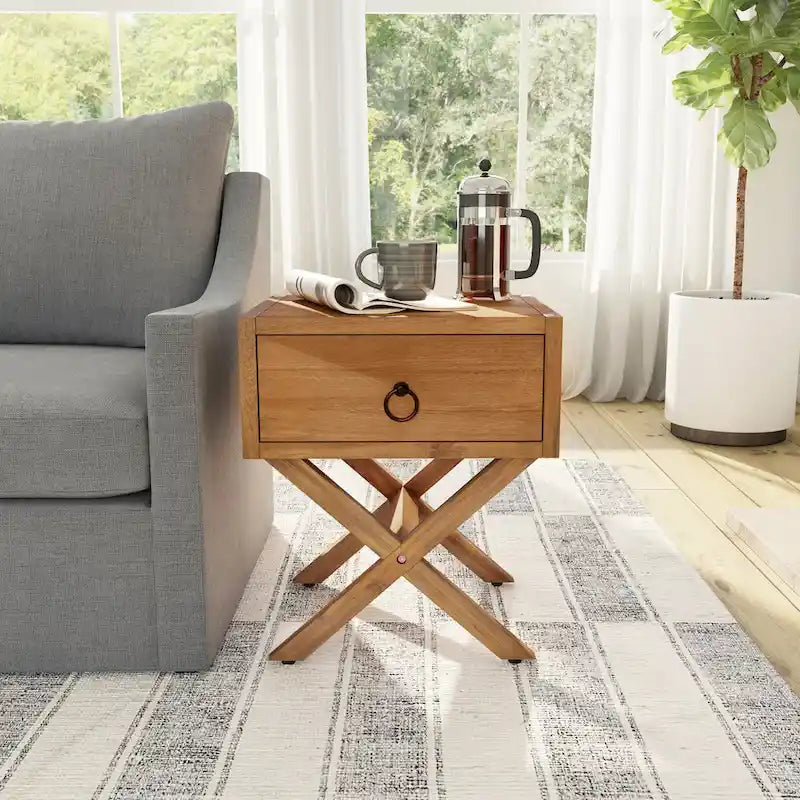 Modern Transitional Style Side Table