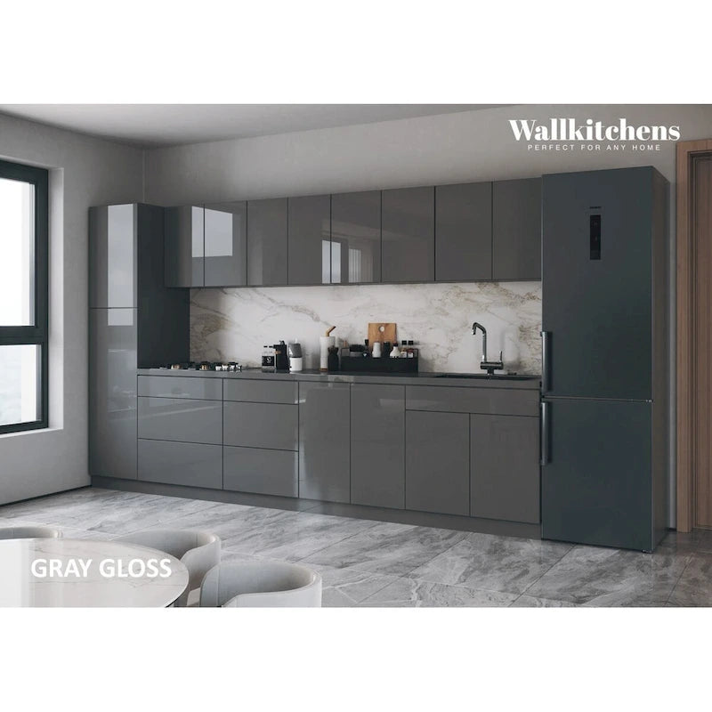 Kitchen Elegant Collection Gray Color Base Size 11Ft Wide - 135x24
