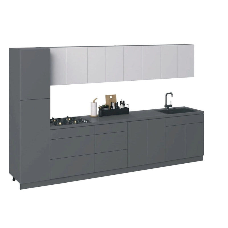 Kitchen Elegant Collection Gray Color Base Size 11Ft Wide - 135x24
