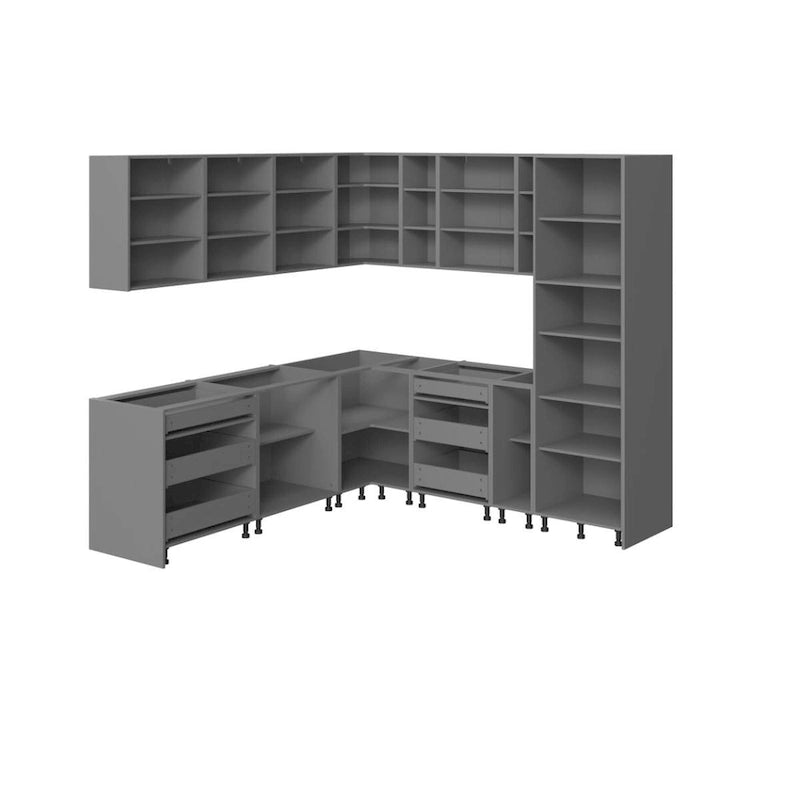 Kitchen Urban Collection White Matte Color Base Size 8x8Ft Wide - 96x96