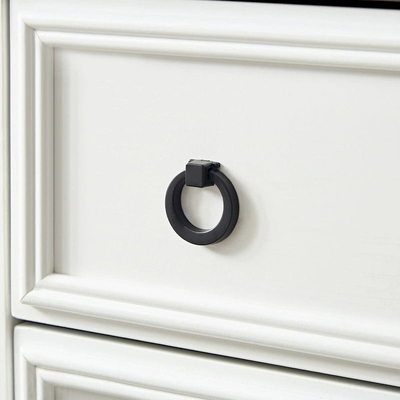 Modern 6 Drawer Dresser, Tall Chest of Drawers Closet Organizers & Storage Clothes - Easy Pull Handle, Textured Borders