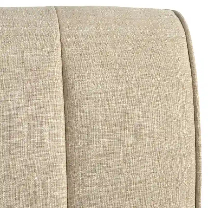Channel Back Upholstered Corner Seat