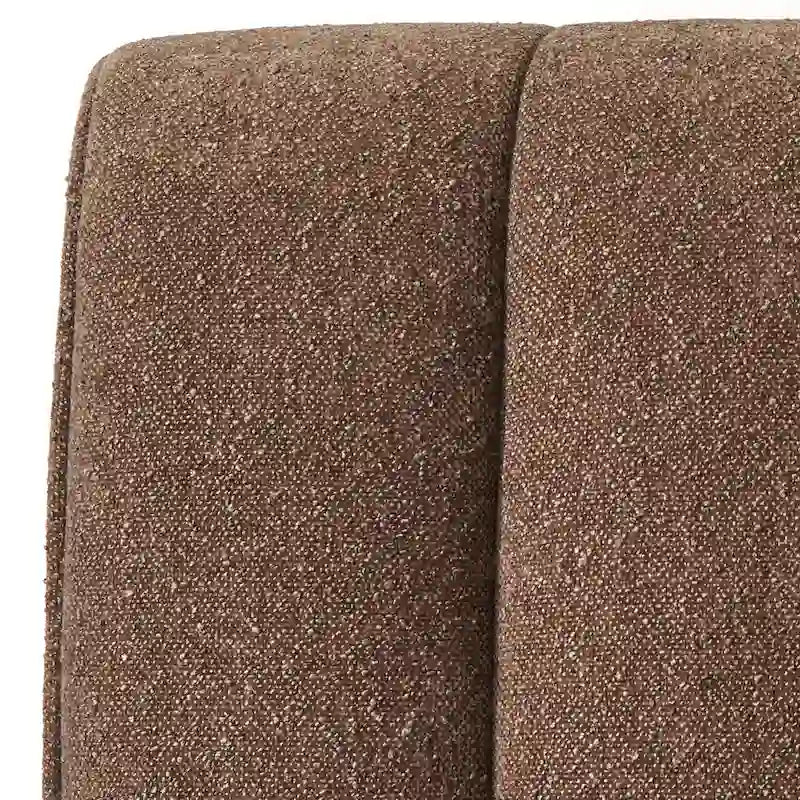 Channel Back Upholstered Corner Seat