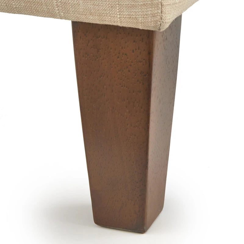 Channel Back Upholstered Corner Seat