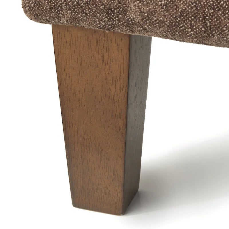 Channel Back Upholstered Corner Seat