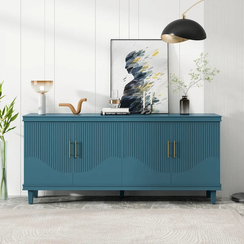 70.07Large Size 4-Door Cabinet, Same as Living Room, Kitchen, Bedroom, Hallway