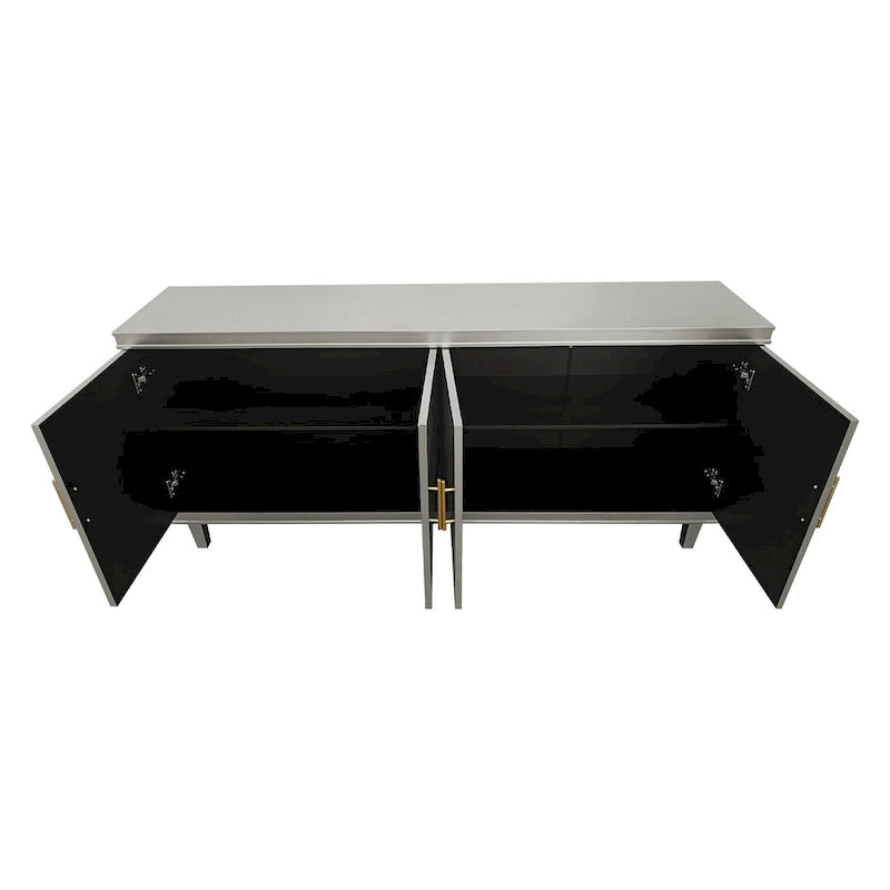 70.07Large Size 4-Door Cabinet, Same as Living Room, Kitchen, Bedroom, Hallway