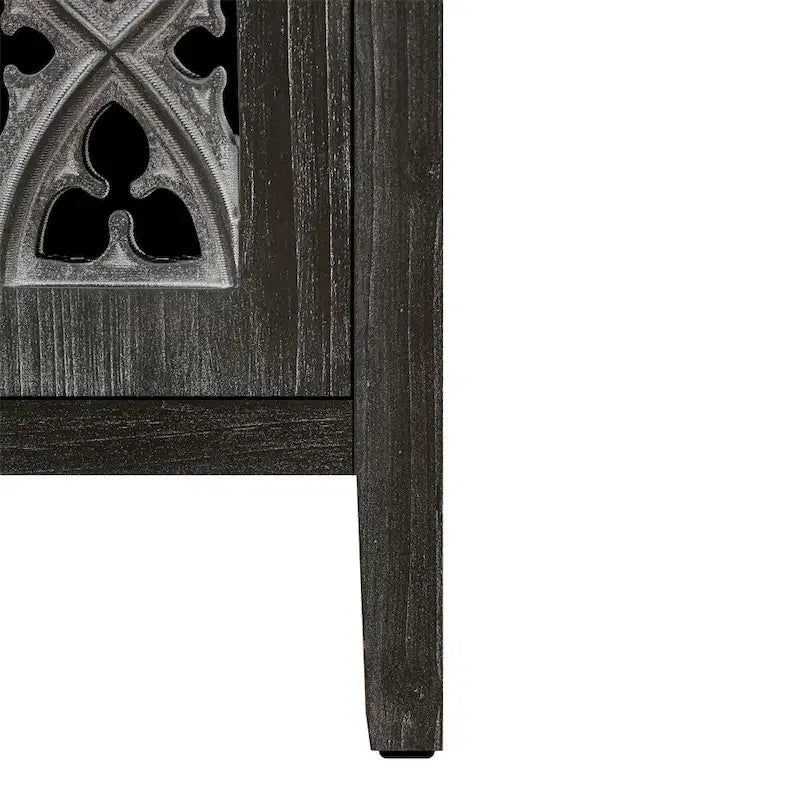 Hollow Four Door Antique Cabinet,American Country Style