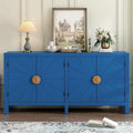 Ash Veneer Cabinet with Radiating Line Pattern Doors