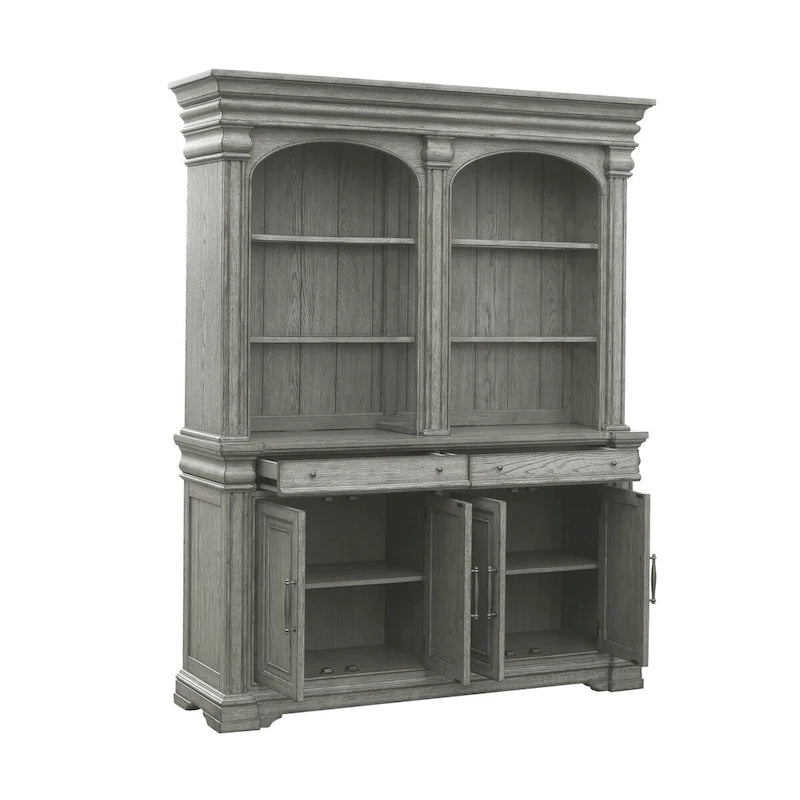 Madison Ridge Server and Hutch - 19.02W x 49.13H x 65.98D