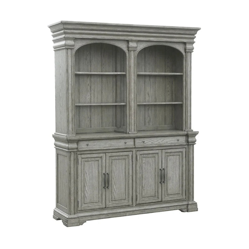 Madison Ridge Server and Hutch - 19.02W x 49.13H x 65.98D