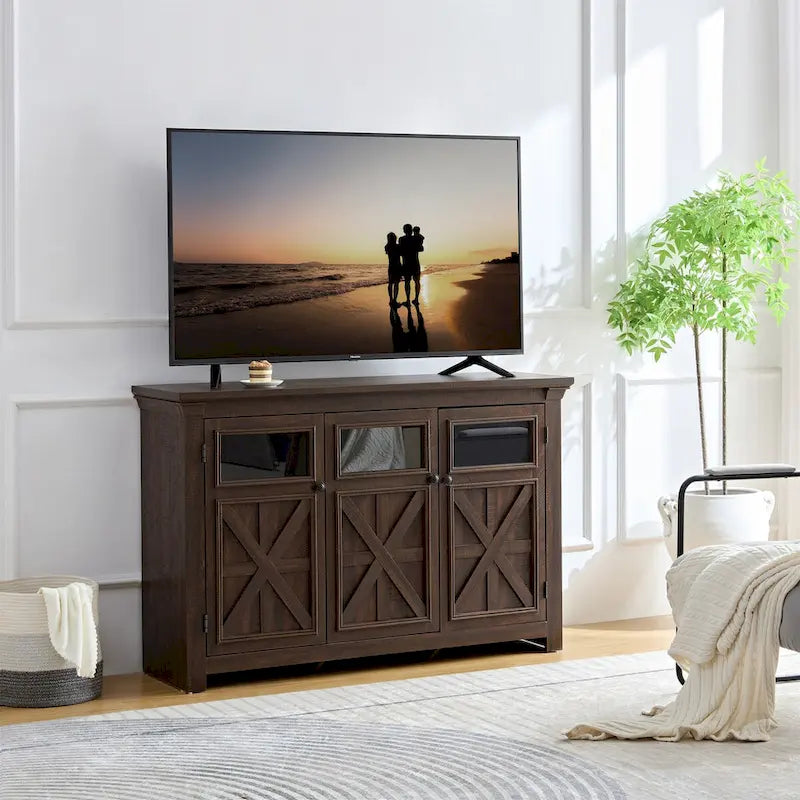 3 Doors Cabinet Large Buffet Sideboard Cabinet