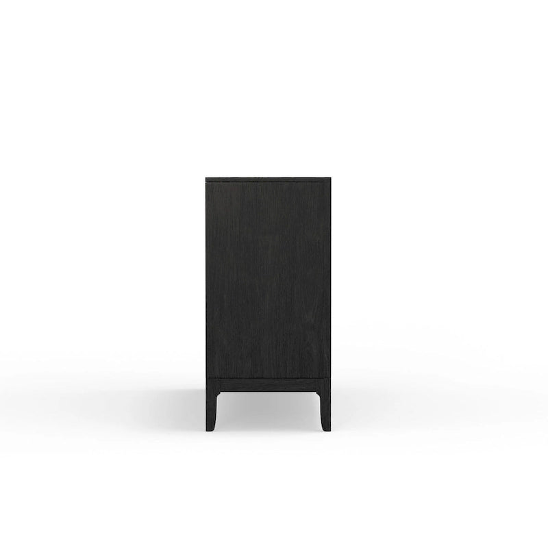 Cove Server with 3 Drawers and 2 Cabinets, Vintage Black