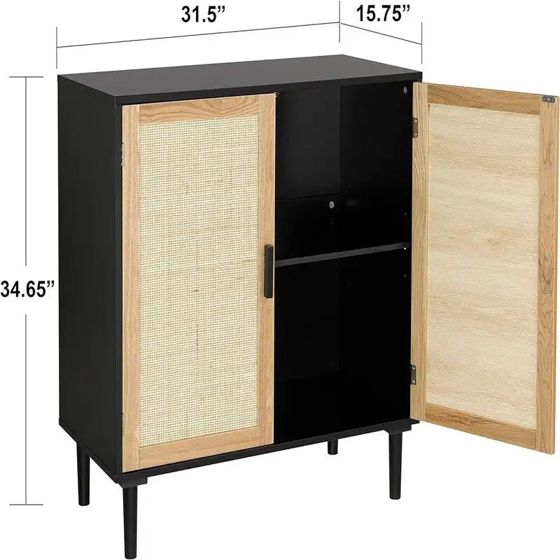 Sideboard Buffet CabinetKitchen Storage Cabinet - 15.8D x 31.5W x 34.6H
