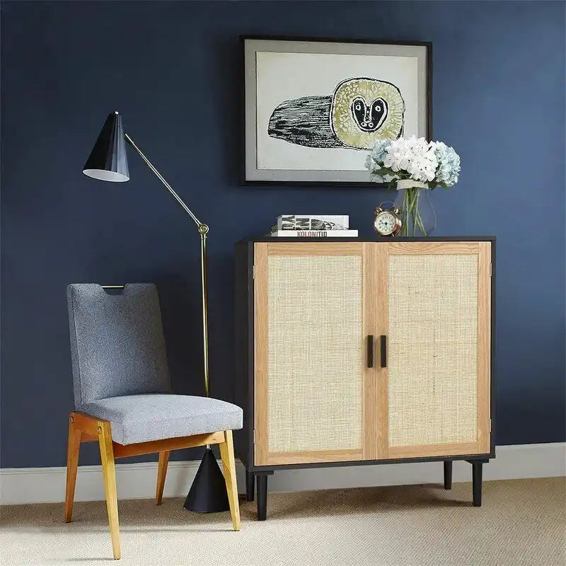 Sideboard Buffet CabinetKitchen Storage Cabinet - 15.8D x 31.5W x 34.6H