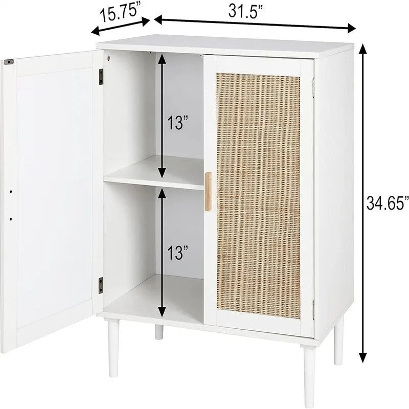 Sideboard Buffet CabinetKitchen Storage Cabinet - 15.8D x 31.5W x 34.6H