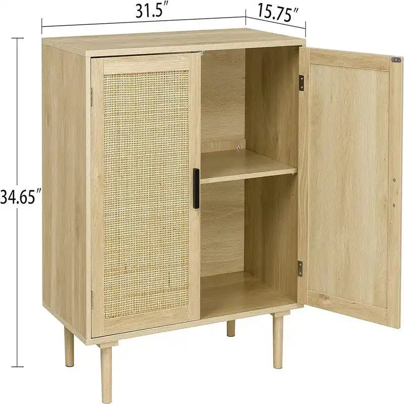 Sideboard Buffet CabinetKitchen Storage Cabinet - 15.8D x 31.5W x 34.6H