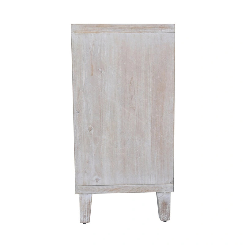 Accent Cabinet 4 Door Wooden Cabinet Sideboard Buffet