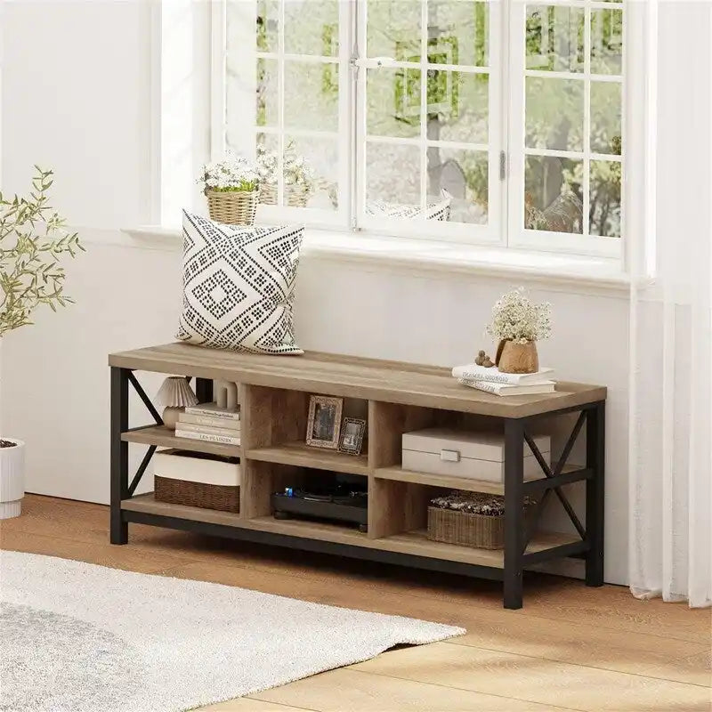 Shoe Bench Entryway - 14.17D x 47.24W x 18.11H