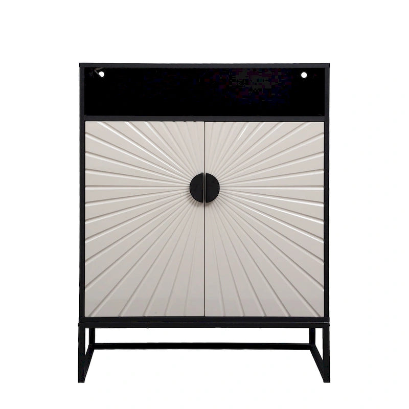 12 Pairs Shoe Storage Cabinet with Adjustable Shelves