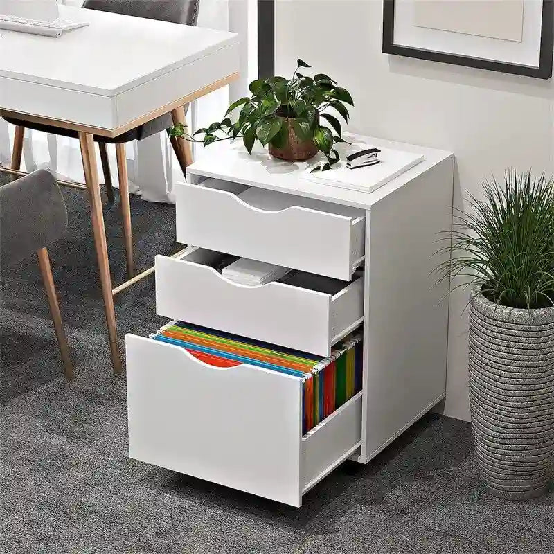 3 Drawers Storage Cabinet - 15.5D x 18.1W x 24H