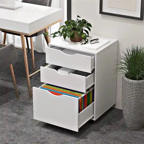 3 Drawers Storage Cabinet - 15.5D x 18.1W x 24H
