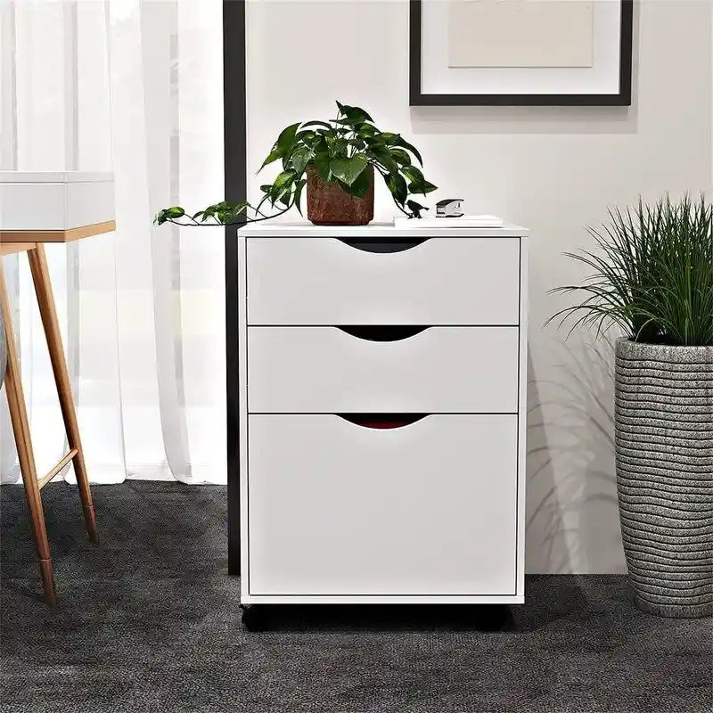 3 Drawers Storage Cabinet - 15.5D x 18.1W x 24H