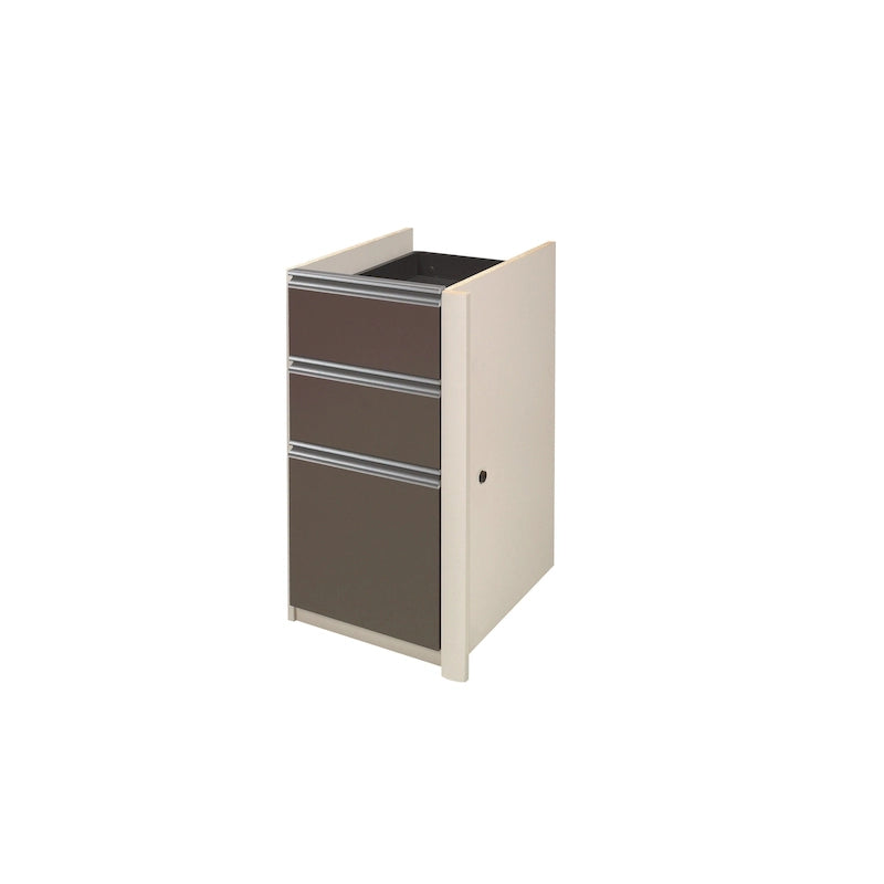 Bestar Connexion 16W Add-On 3 Drawer Pedestal by Bestar.