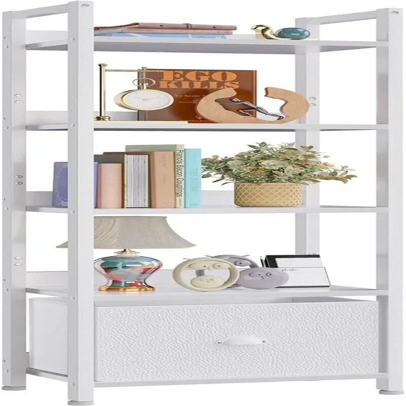 5 Tier Bookshelf with Drawer