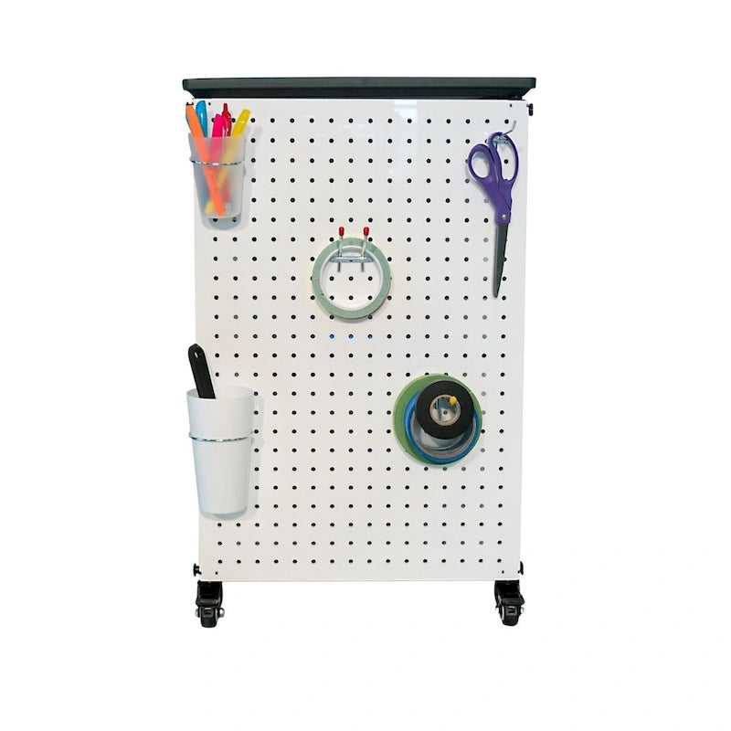 Modular Classroom Storage Cabinet - 2 side-by-side modules with 6 large bins - N/A