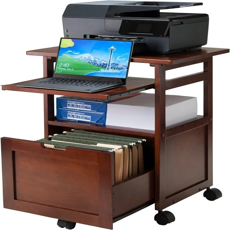 Piper Home Office, Walnut - 16W x 13D x 11H
