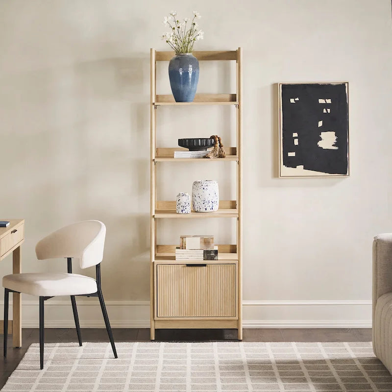 Middlebrook Designs 22 Narrow Bookshelf with Drawer