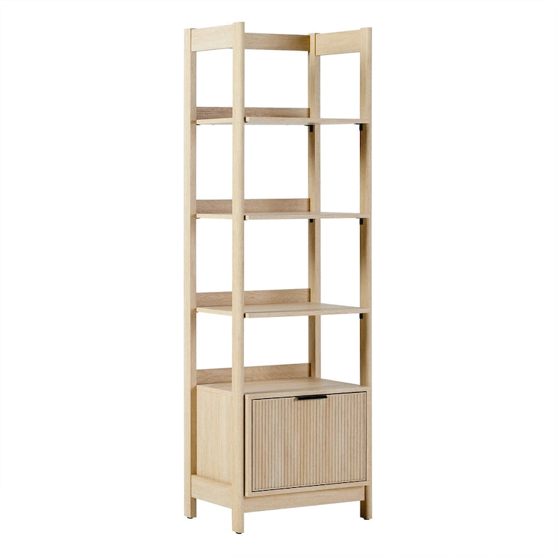 Middlebrook Designs 22 Narrow Bookshelf with Drawer