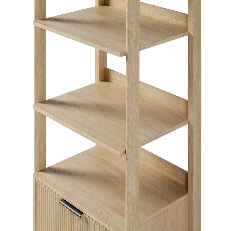 Middlebrook Designs 22 Narrow Bookshelf with Drawer