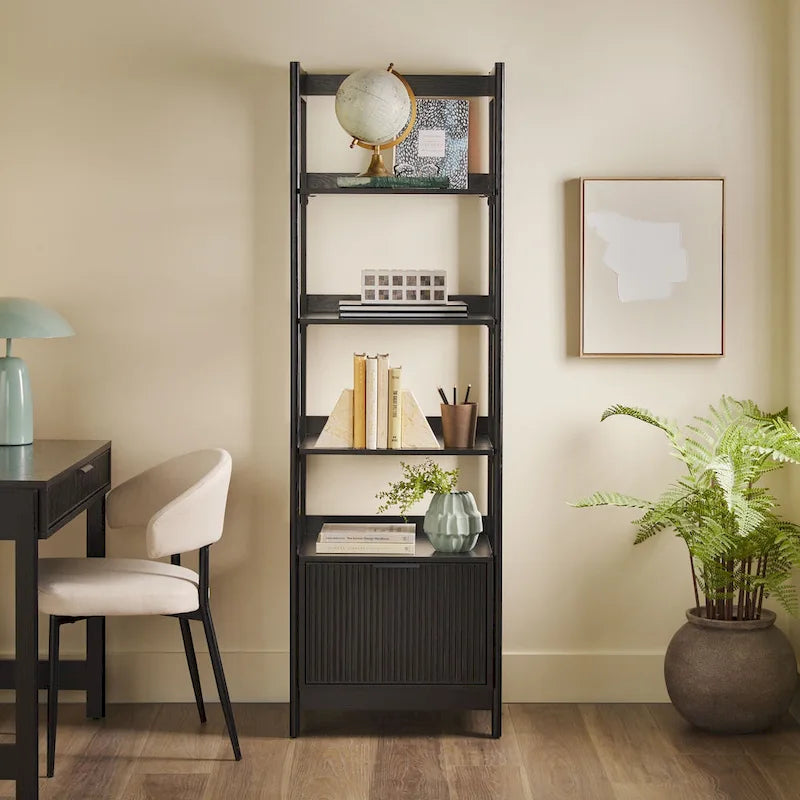 Middlebrook Designs 22 Narrow Bookshelf with Drawer