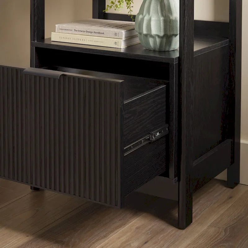 Middlebrook Designs 22 Narrow Bookshelf with Drawer