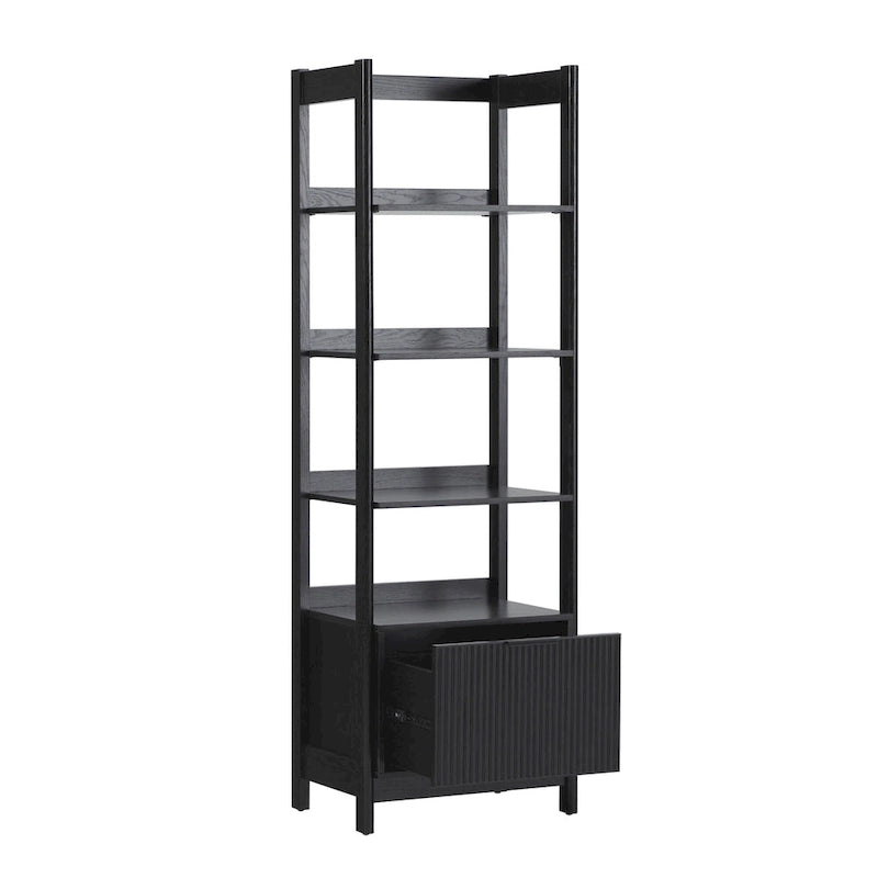 Middlebrook Designs 22 Narrow Bookshelf with Drawer