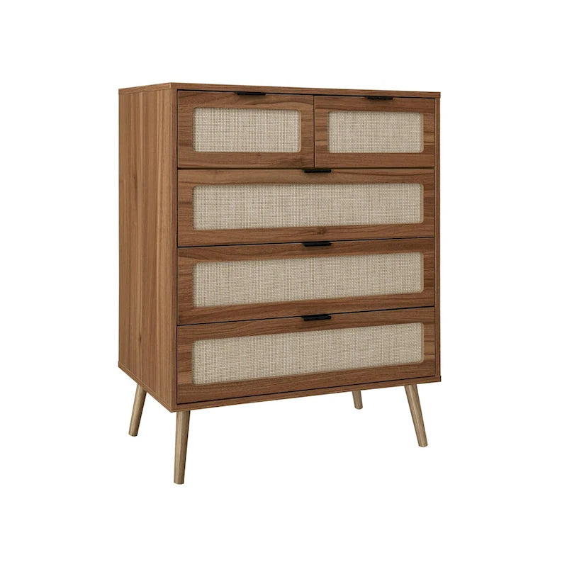 5 Drawer Cabinet Accent Storage Cabinet