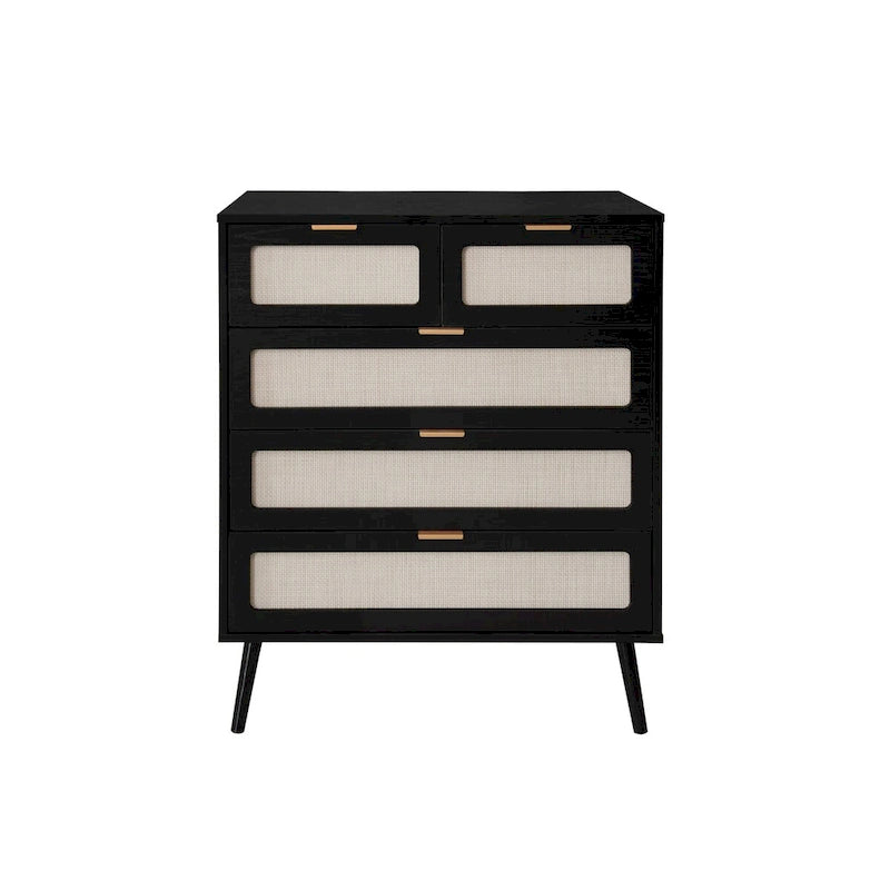 5 Drawer Cabinet Accent Storage Cabinet