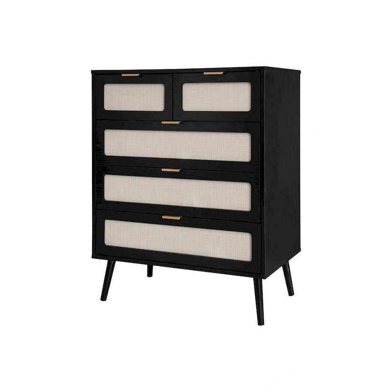 5 Drawer Cabinet Accent Storage Cabinet