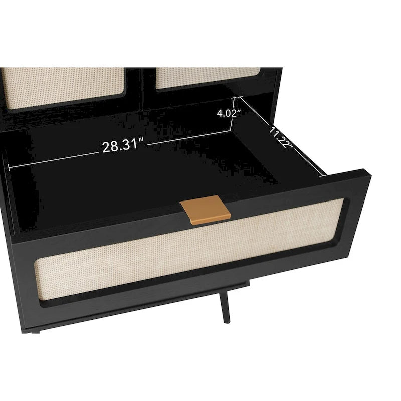 5 Drawer Cabinet Accent Storage Cabinet
