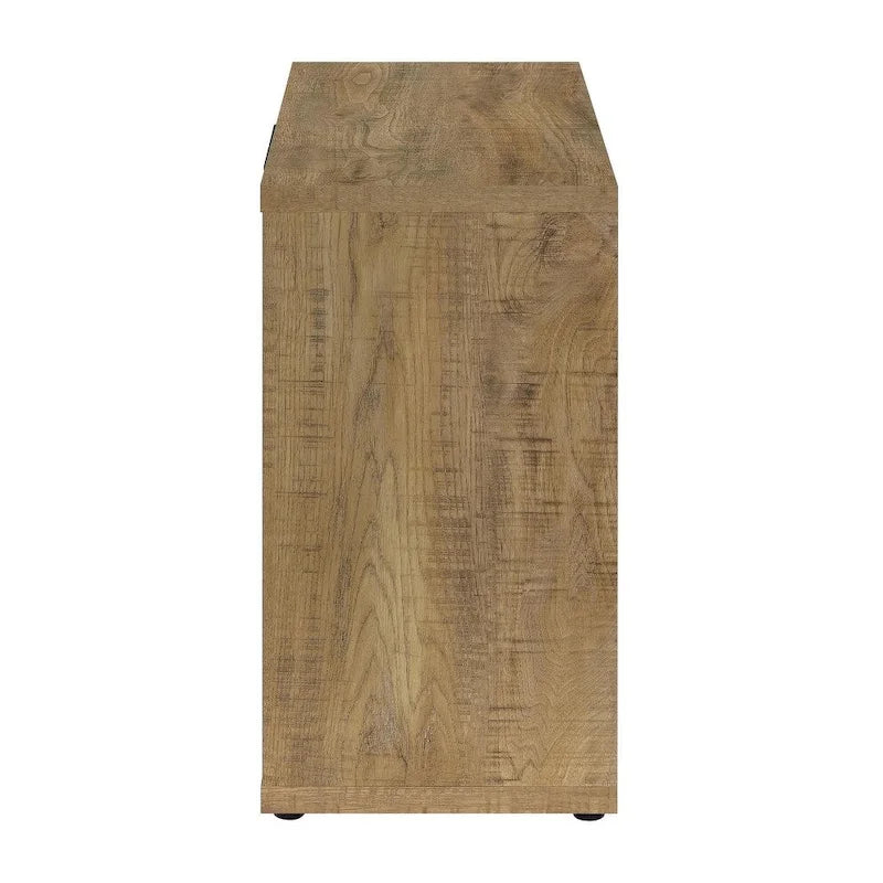 Pamplona Mango 2-door Accent Cabinet with Adjustable Shelves