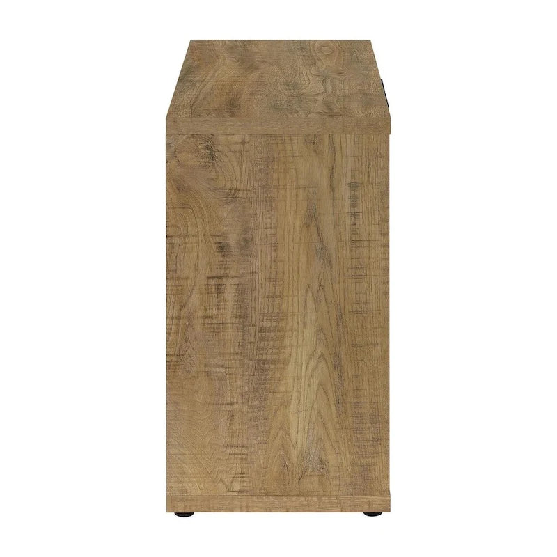 Pamplona Mango 2-door Accent Cabinet with Adjustable Shelves