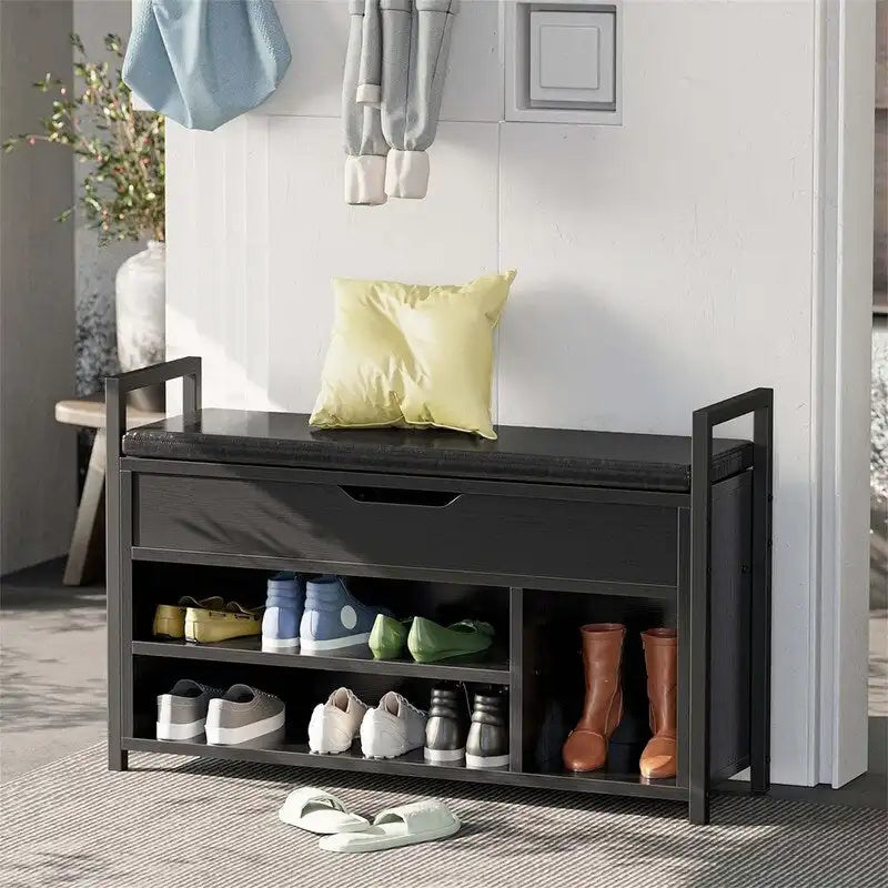 Shoe Storage Bench - 11.8D x 35.4W x 24.4H