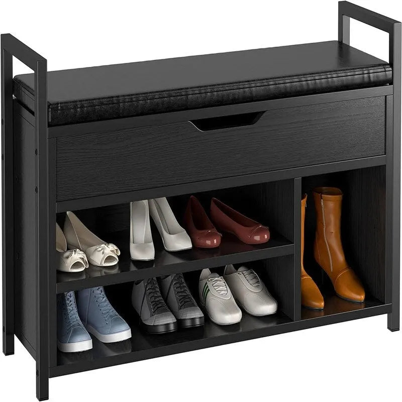 Shoe Storage Bench - 11.8D x 35.4W x 24.4H