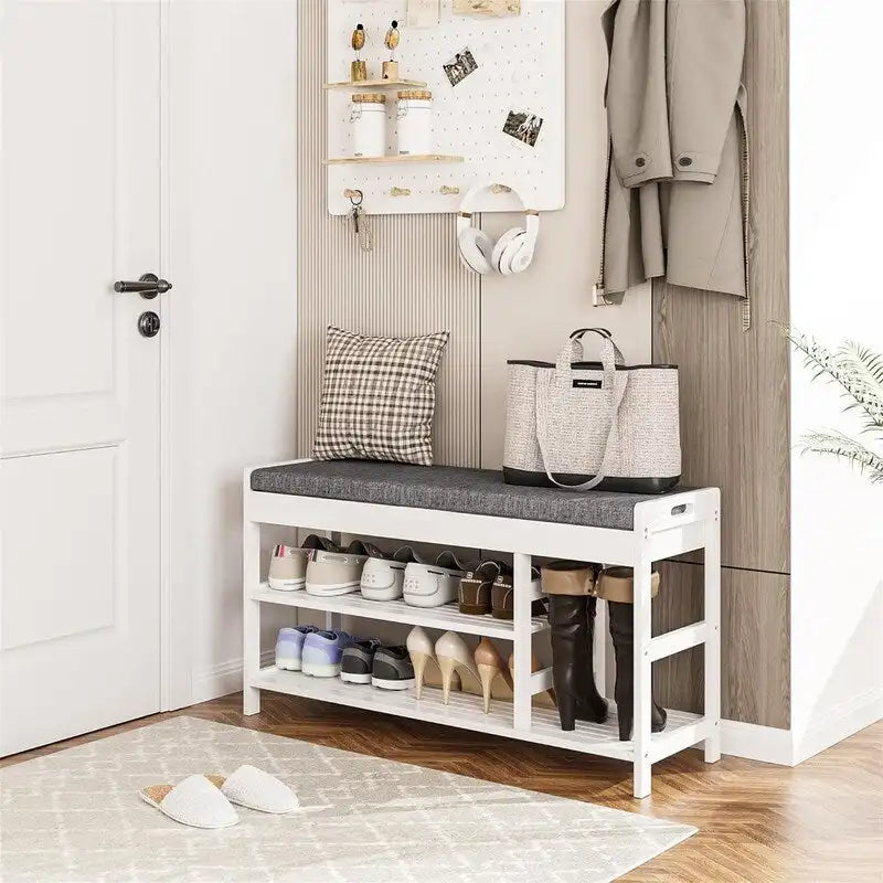 Entryway Storage Bench - 11.4D x 36W x 19.7H