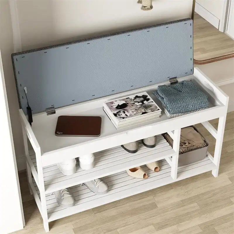 Entryway Storage Bench - 11.4D x 36W x 19.7H