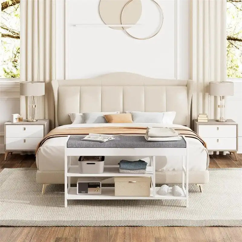 Entryway Storage Bench - 11.4D x 36W x 19.7H